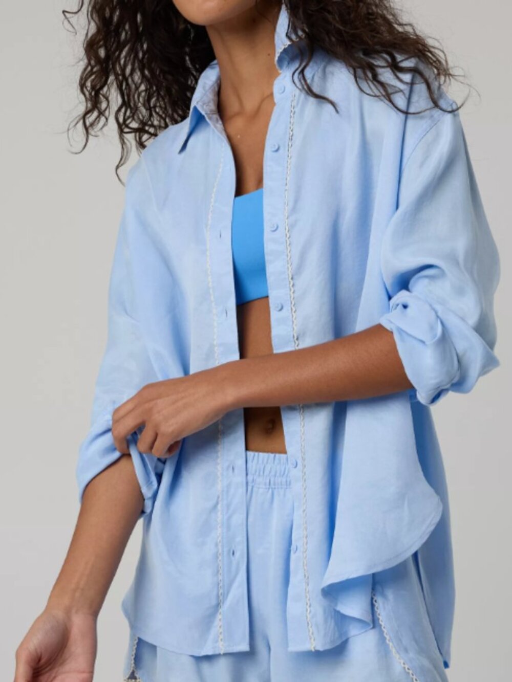 OFFLINE By Aerie You're So Smooth Button Up Shirt